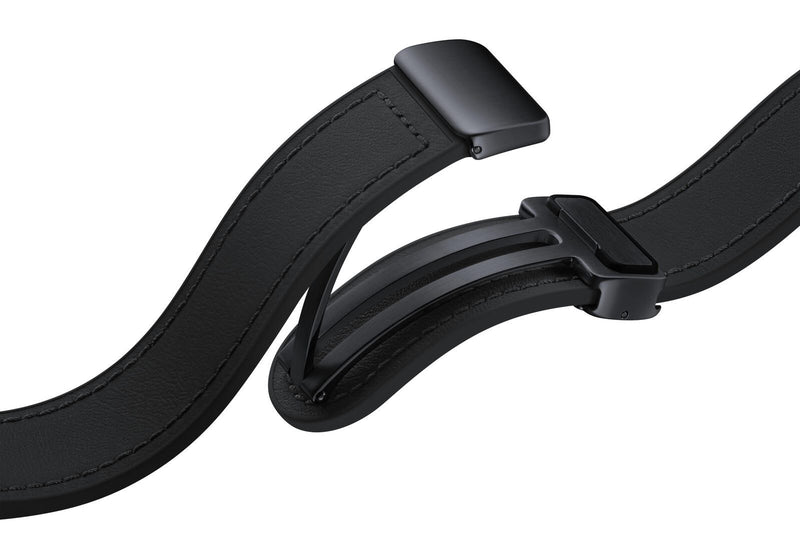 Samsung D-Buckle Hybrid Eco-Leather Band für die Galaxy Watch-Serie Black