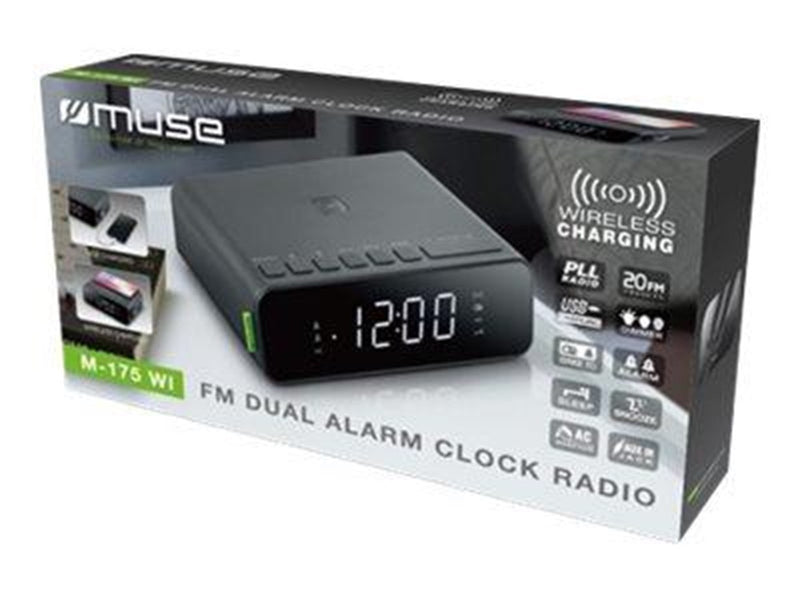 Muse M-175 WI - clock radio - FM