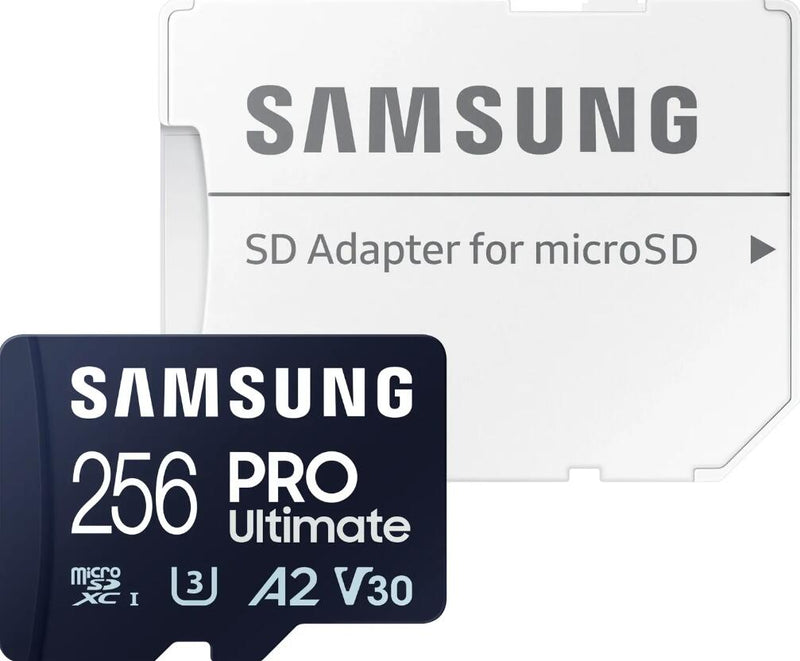 Samsung PRO Ultimate microSD-Speicherkarte inkl. SD Adapter - 256 GB