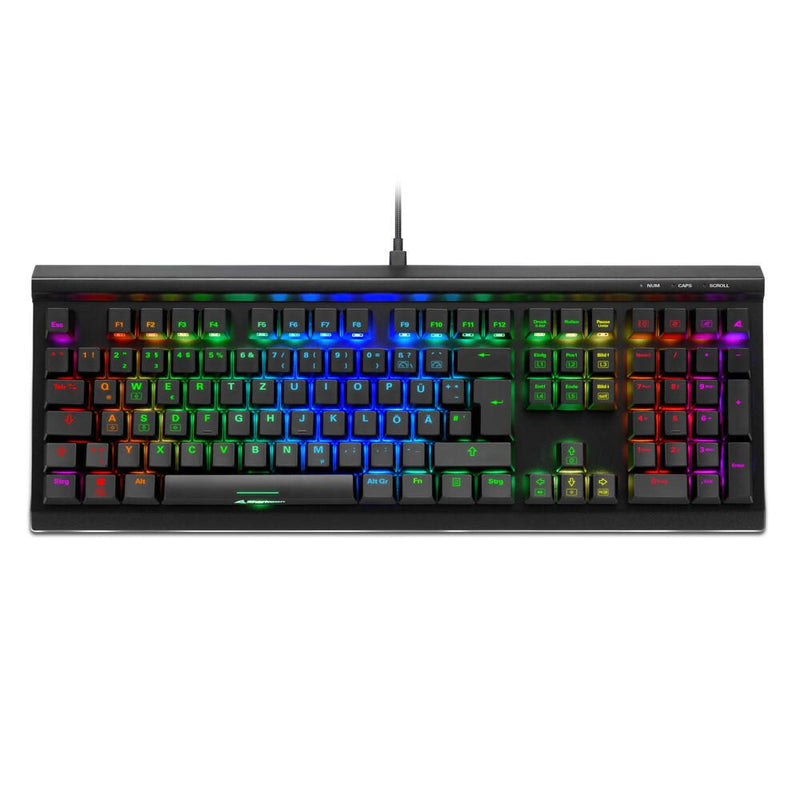 Sharkoon SKILLER SGK40 Black Gaming-Tastatur, Huano Red