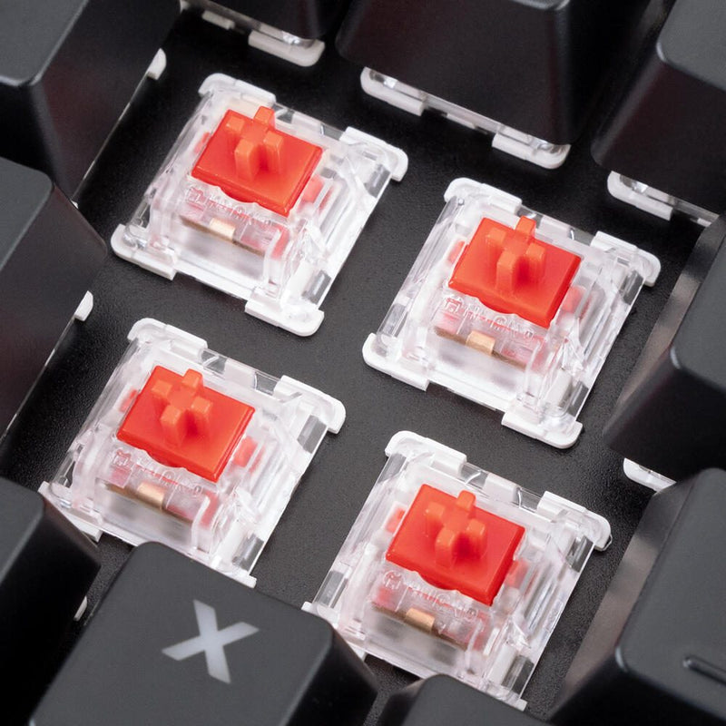 Sharkoon SKILLER SGK40 Black Gaming-Tastatur, Huano Red