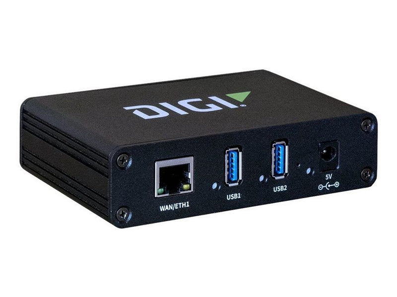 Digi AnywhereUSB 2 Plus USB-Hubs - USB 3.2 - 2 - Schwarz
