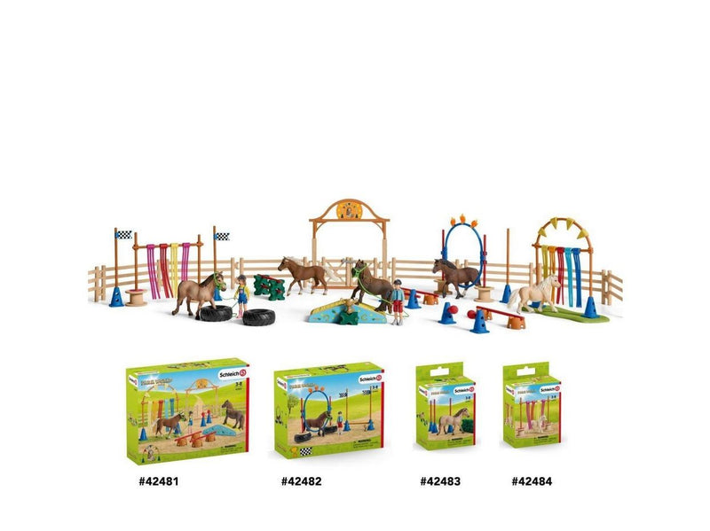 Schleich Farm World Pony agility race