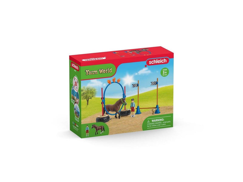 Schleich Farm World Pony agility race