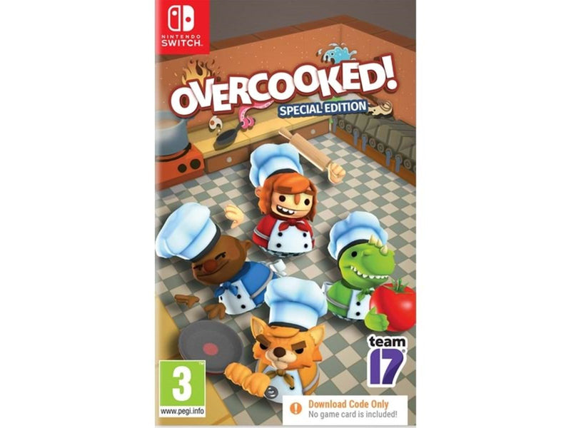 Overcooked! Special Edition (Code in a Box) - Nintendo Switch - Action - PEGI 3