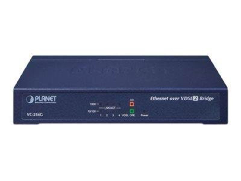 PLANET VC-234G 4-Port 10/100/1000T Ethernet to VDSL2 Bridge