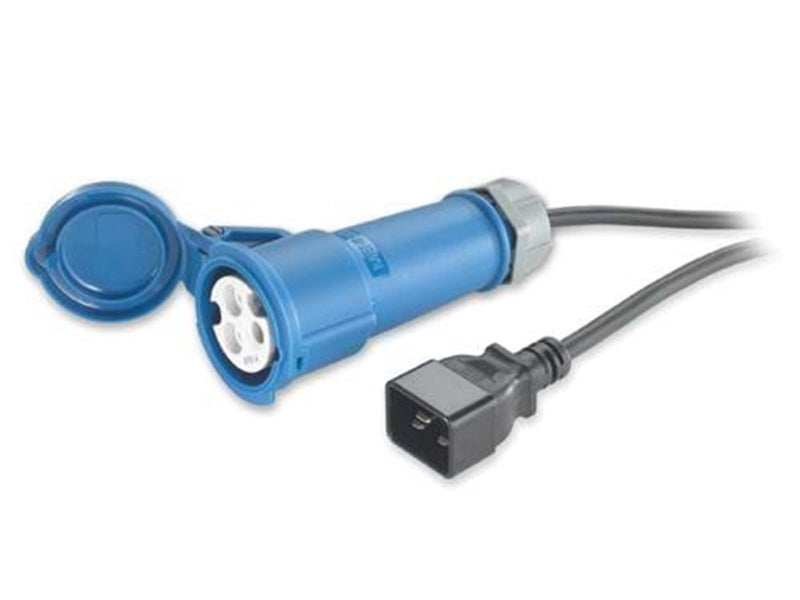 APC Strom Kabel 16A 230V C20 zu IEC 309F
