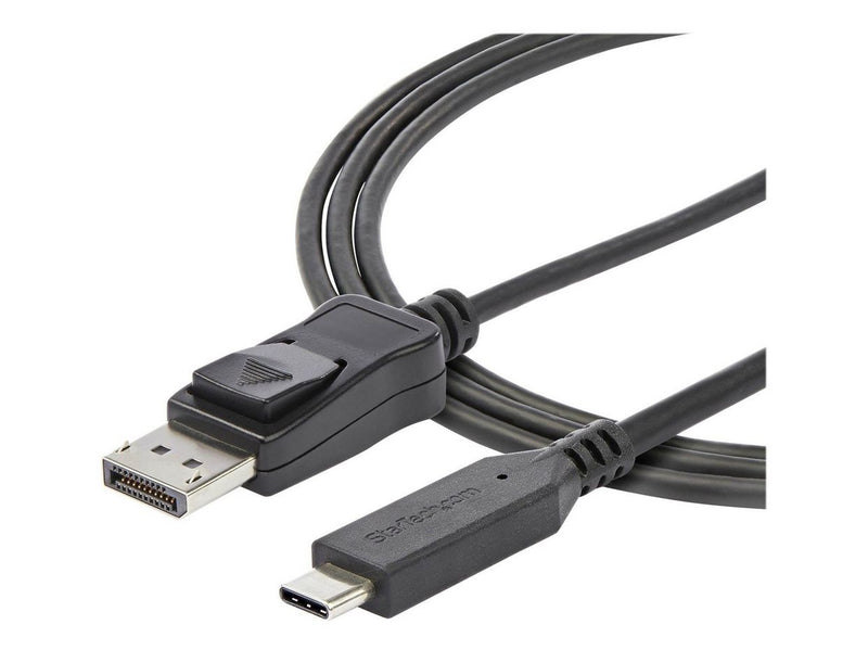StarTech.com 5.9 ft. (1.8 m) - USB-C to DisplayPort Adapter Cable - 8K - HBR3 - external video adapter - black