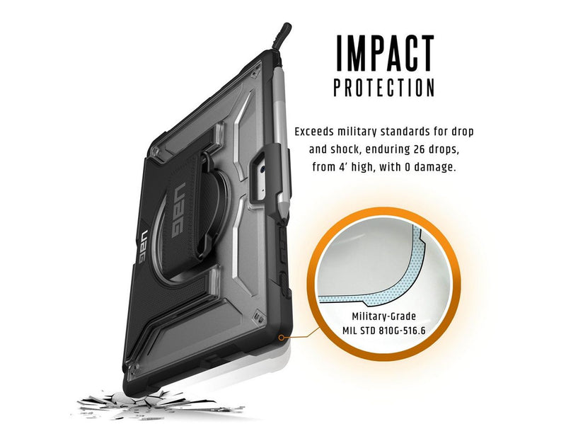 UAG Plasma with Handstrap ice - Microsoft Surface Go 1/Go 2/Go 3