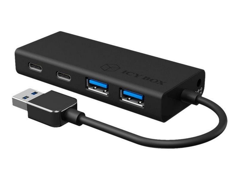 ICY BOX IB-HUB1426-U3 USB-Hubs - 4 - Schwarz