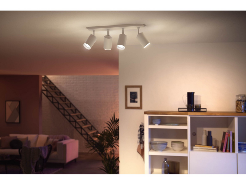 Philips Hue Fugato 4-er Spots 5.7W - weiß