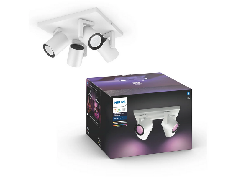 Philips Hue Argenta 4er Spot - weiß