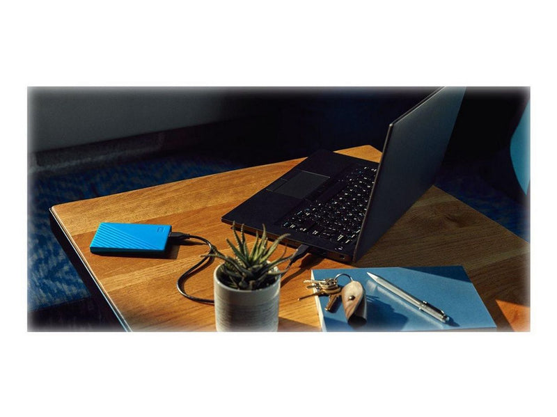 WD My Passport - Extern Festplatte - 2TB - Blau