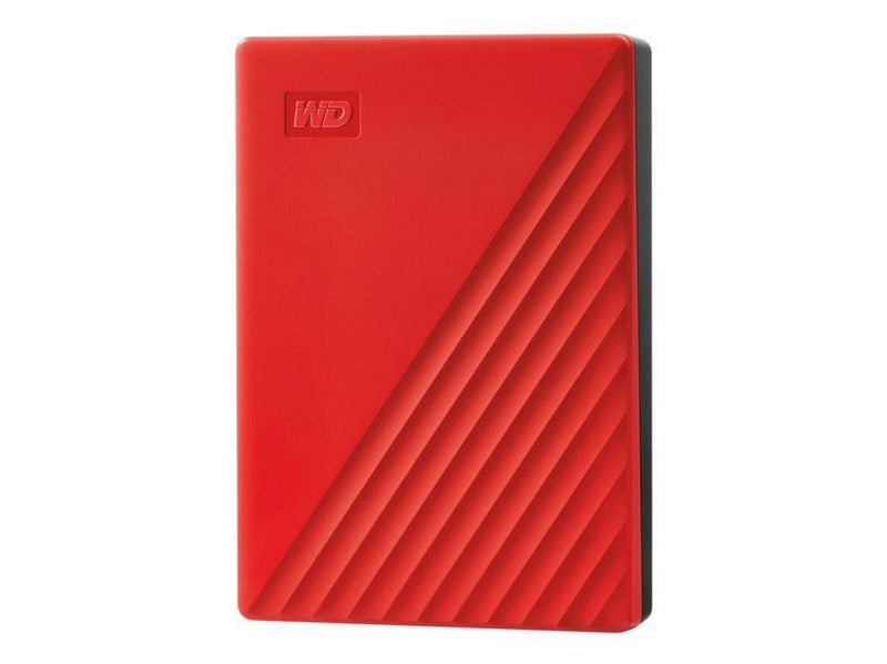 WD My Passport - Extern Festplatte - 4TB - Rot