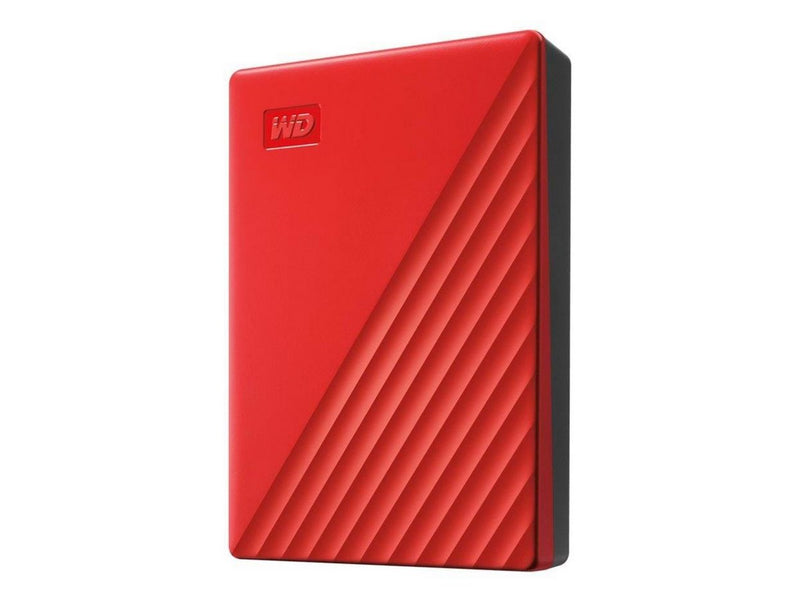 WD My Passport - Extern Festplatte - 4TB - Rot