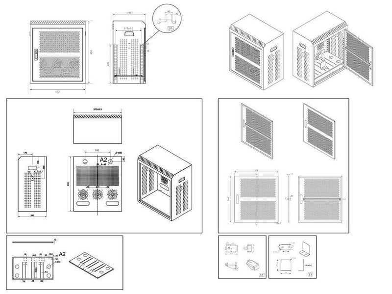 Multibrackets AV Cabinet M Public Floorstand Dual Pillar 180 HD - Max - recommended for