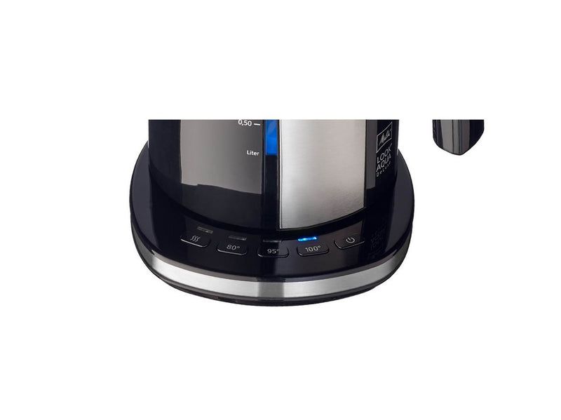 Melitta Wasserkocher Look Aqua 2.0 Deluxe Black - Schwarz - 2200 W