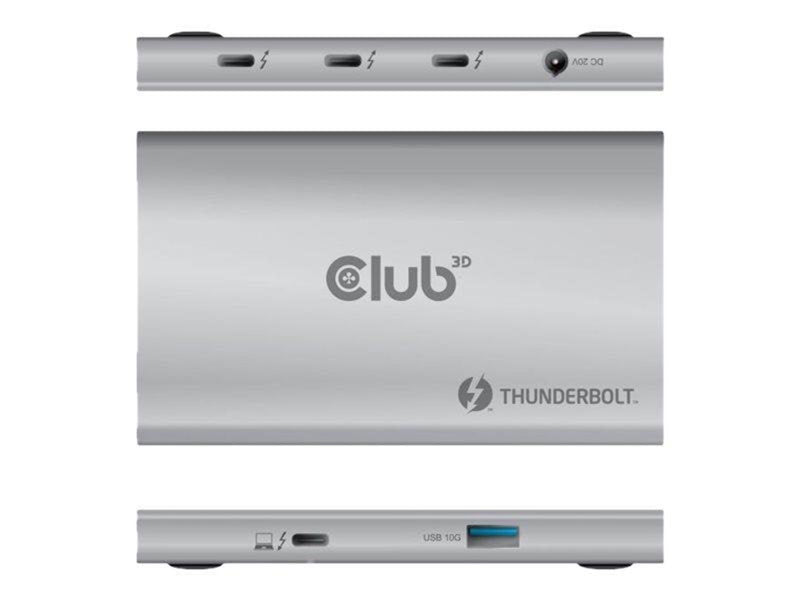 Club 3D Club3D Thunderbolt 4 Portable 5-in-1 Hub with Smart Power