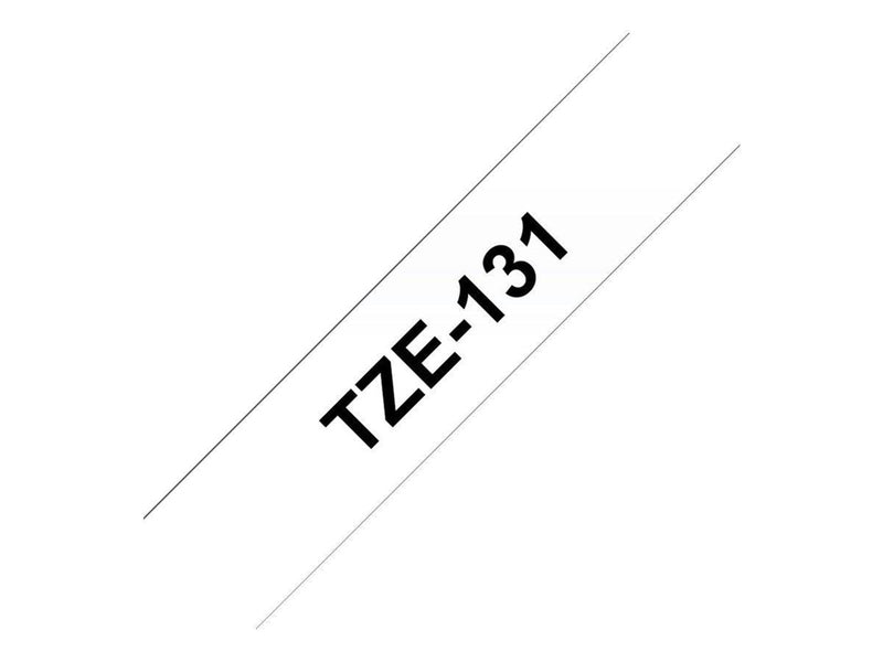 Brother TZ-131 - black on clear- Roll (1.2 cm x 8 m) - Printer tape