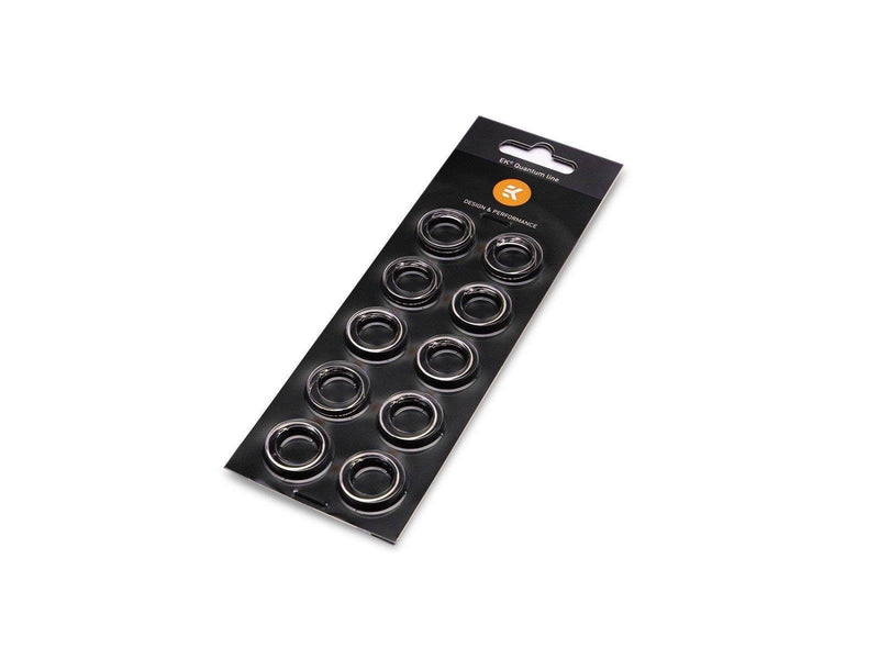 EK Water Blocks EK-Quantum Torque Color Ring 10-Pack STC 10/13 - Nickel