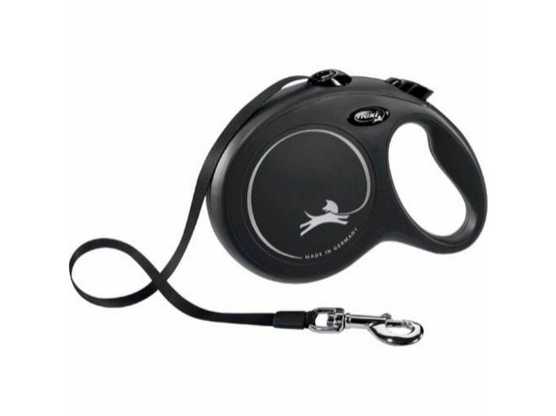 Flexi New Classic L leash 8 m black 50 kg