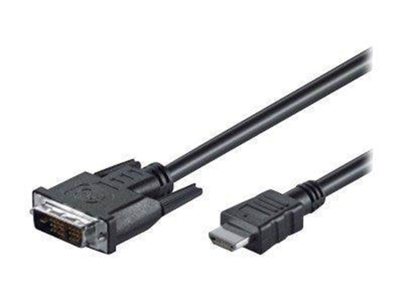 Pro DVI-D/HDMI™ cable nickel plated