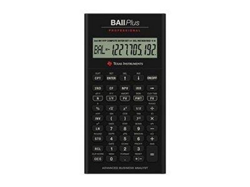 Texas Instruments BAII PLUS PROFESSIONAL - financial calculator