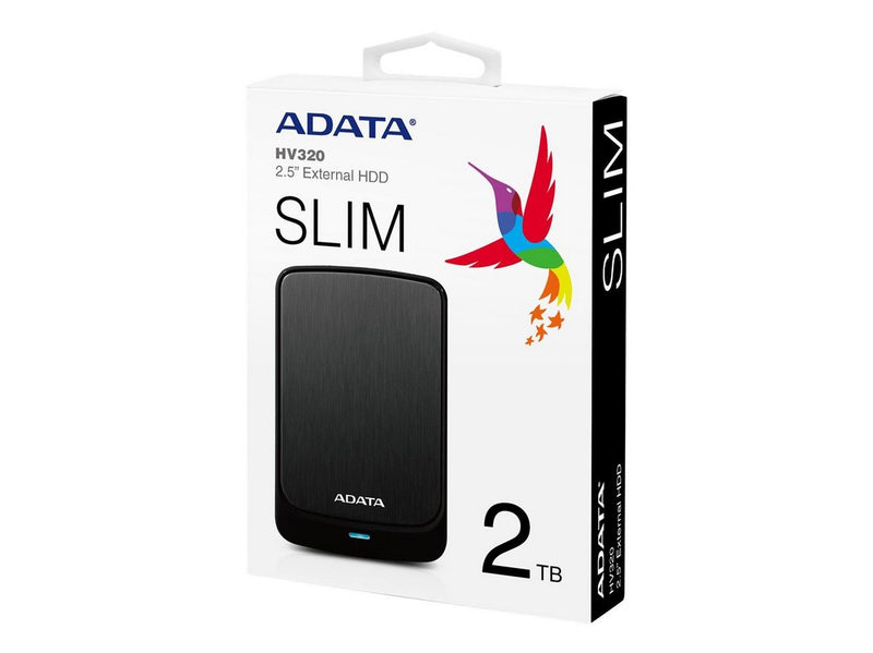 A-Data HV320 - Extern Festplatte - 2TB - Schwarz