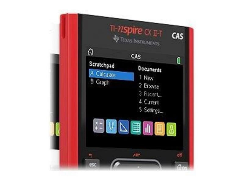 Texas Instruments TI-Nspire CX II-T CAS calculator uk manual