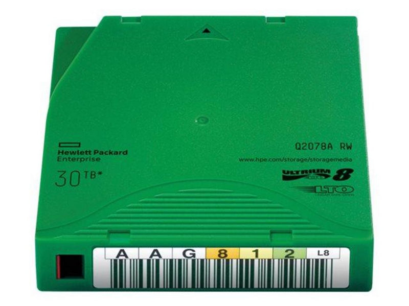 HP E LTO-8 Ultrium 30TB RW Data Cartridge