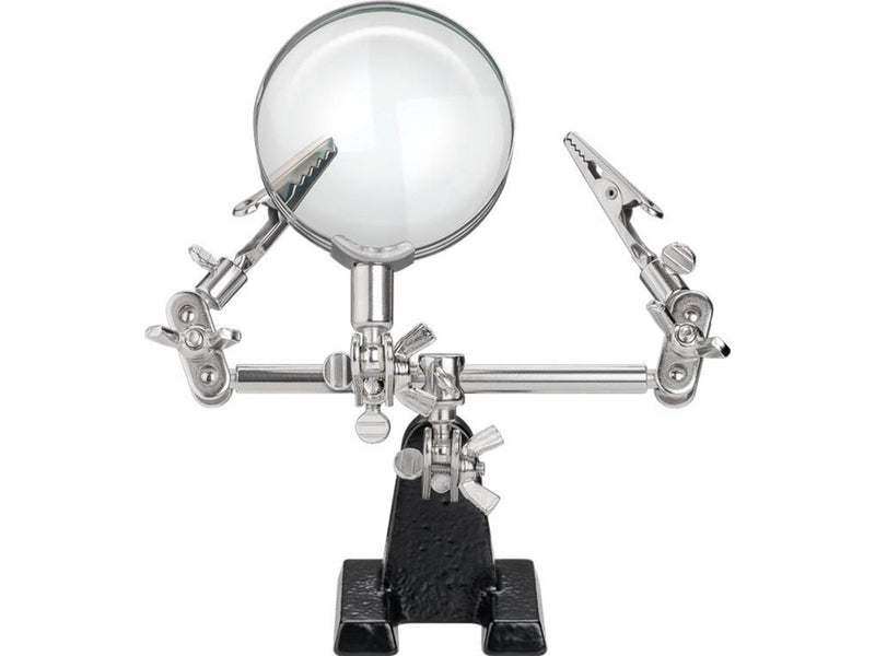 Nighthawk Third hand’ soldering support with magnifier