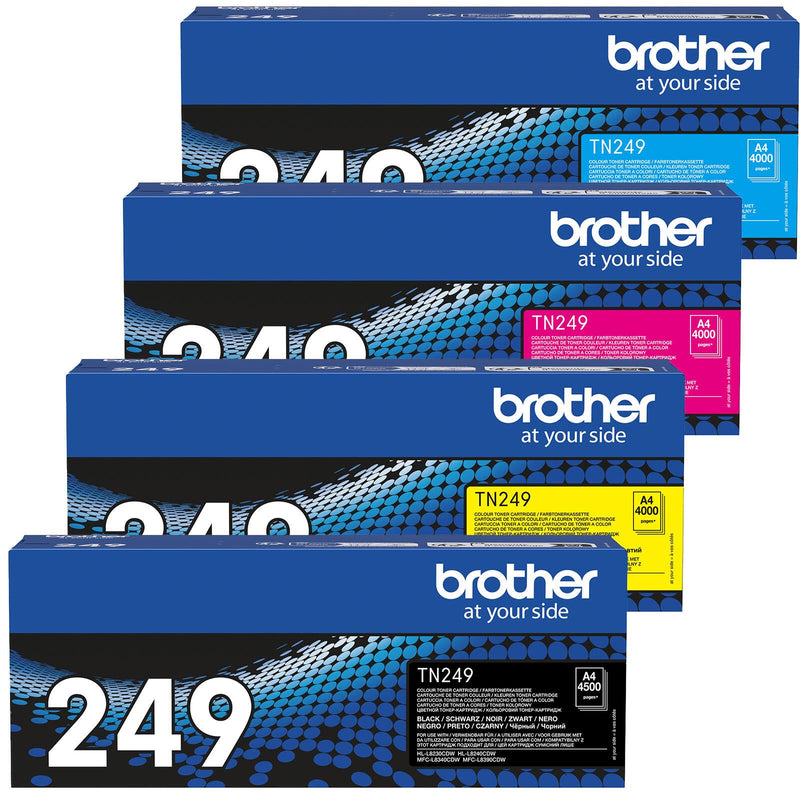 Brother Original TN-249 Toner - 4er Multipack (TN-249CMYK)