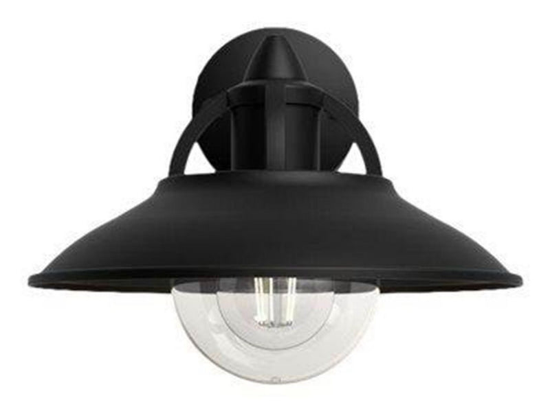 Philips Cormorant wall lantern black 1x42W 230V