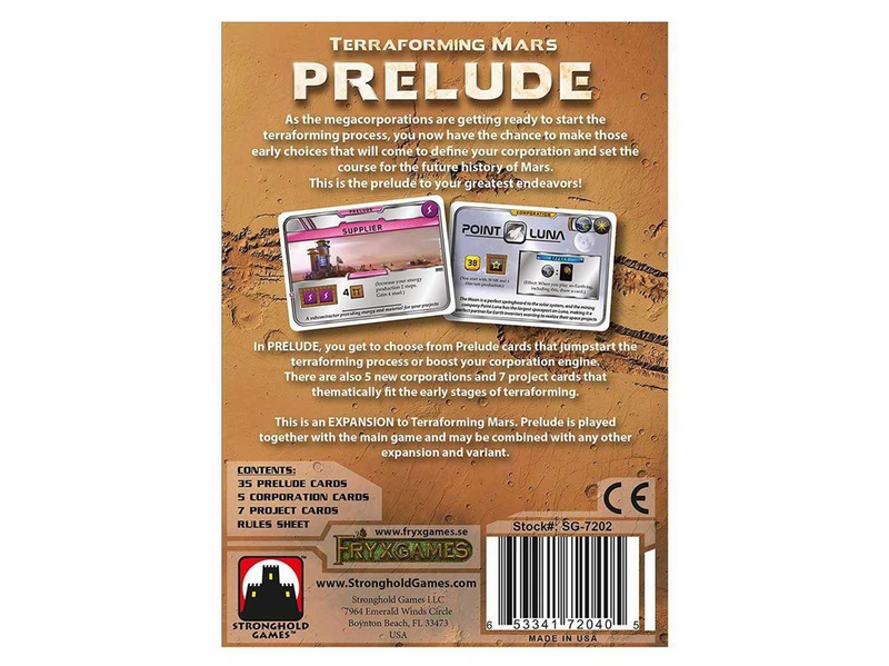 FryxGames Terraforming Mars: Prelude (ENG)