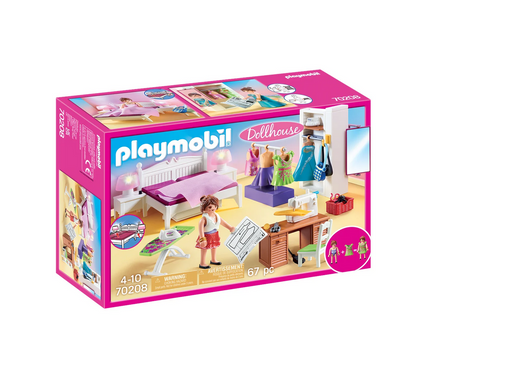 Playmobil Dollhouse - Schlafzimmer mit Nähecke