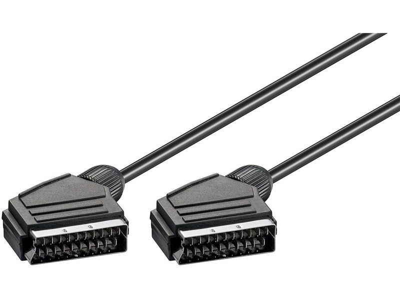 Pro Scart connection cable nickel plated ø 7 mm
