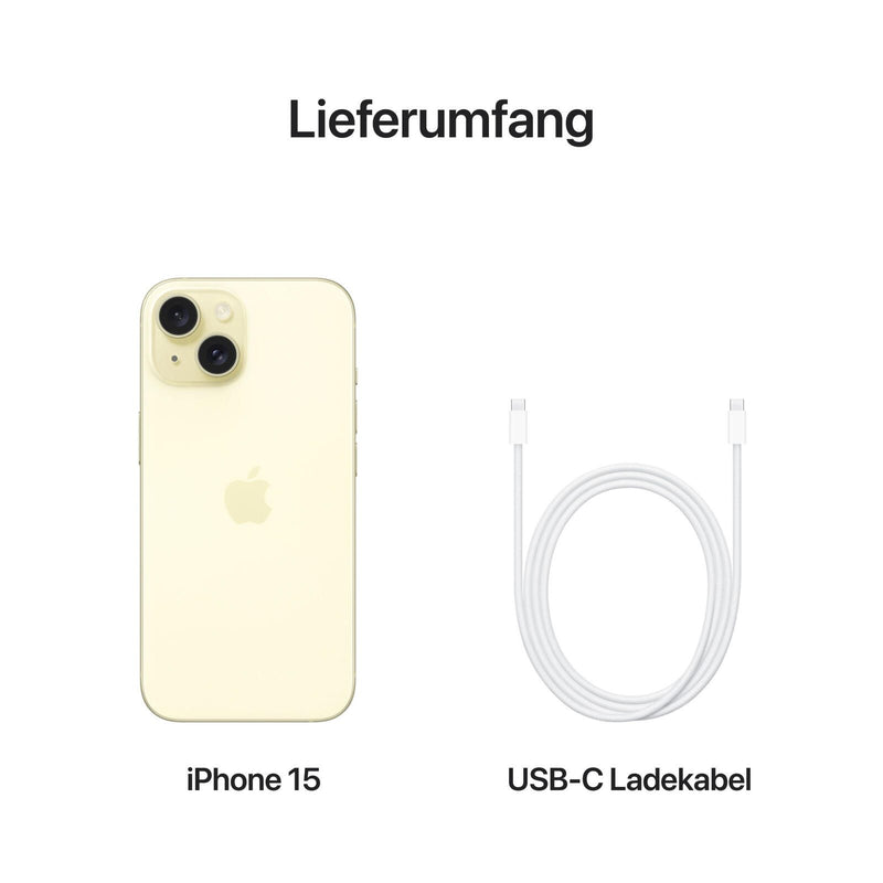 Apple iPhone 15 Plus 512GB gelb