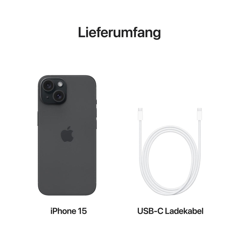 Apple iPhone 15 Plus 128GB schwarz