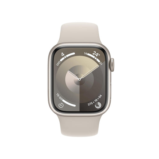 Apple Watch Series 9 (GPS + Cellular) 45mm Aluminiumgehäuse polarstern, Sportband polarstern M/L