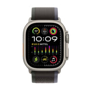 Apple Watch Ultra 2 (GPS + Cellular) 49mm Titaniumgehäuse, Trail Loop blau/schwarz, S/M