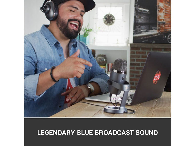 Blue Mic Yeti Nano USB Microphone for Mac and PC - Shadow Grey
