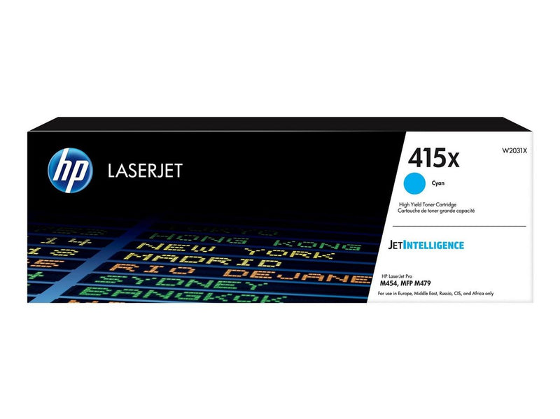 HP 415X / W2031X High Capacity Cyan Toner