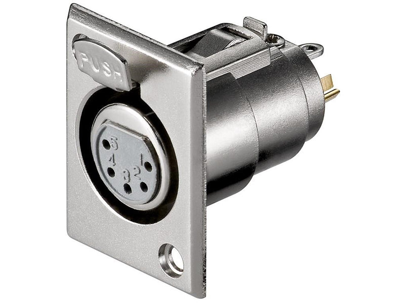 Pro Microphone chassis femal socket 5 Pin