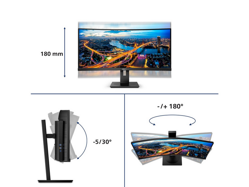 34" Philips 345B1C - 3440x1440 (UWQHD) - 100Hz - VA