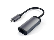Satechi USB Type C Gigabit Ethernet Adapter Space Grey
