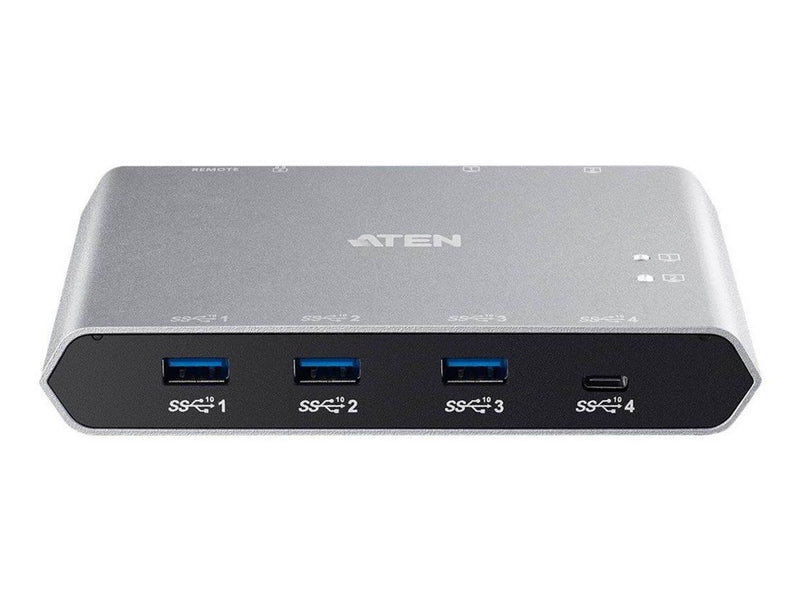 ATEN 2x4 USB-C Gen2 Peripheral Sharing Switch USB-Hubs - 4 - Grau