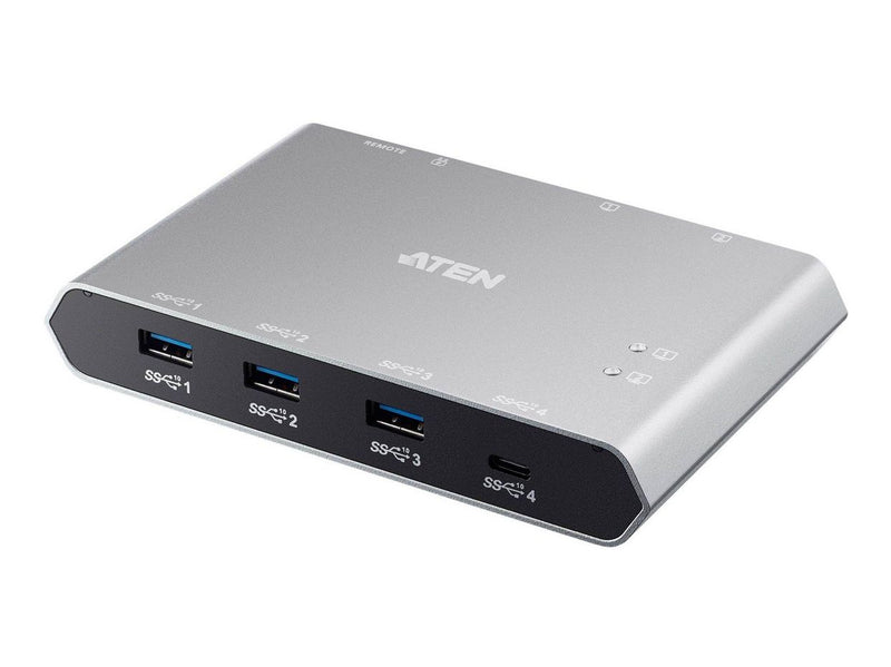 ATEN 2x4 USB-C Gen2 Peripheral Sharing Switch USB-Hubs - 4 - Grau