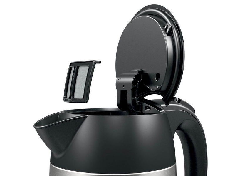 Bosch Wasserkocher TWK3P420 - Rostfreier Stahl/Schwarz - 2400 W