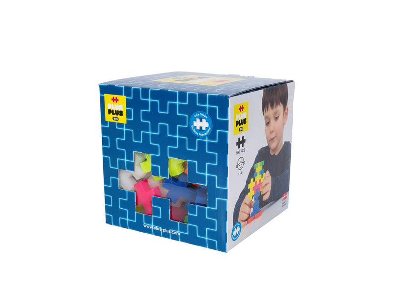 Plus-Plus BIG Neon Mix / 100 pcs