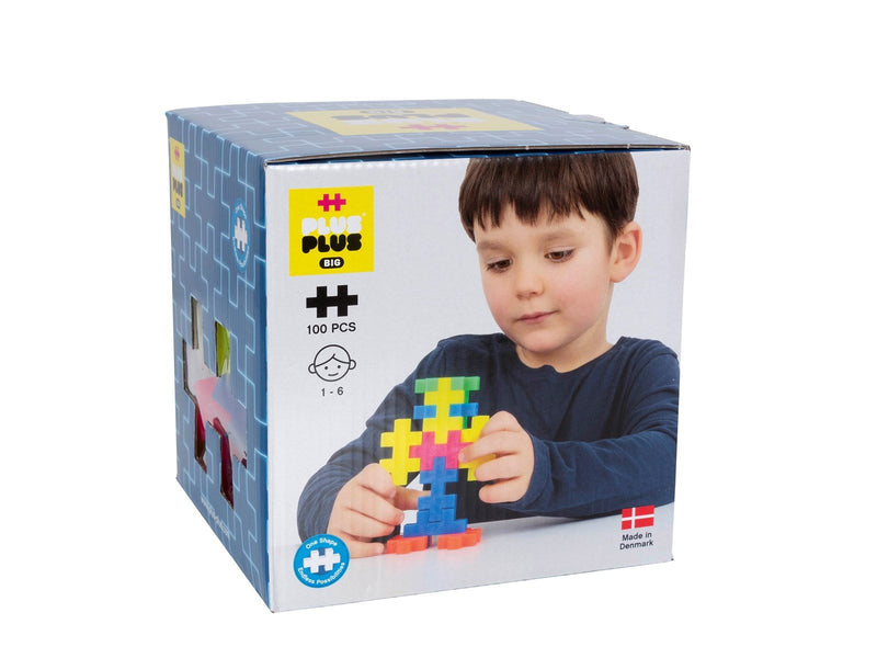 Plus-Plus BIG Neon Mix / 100 pcs